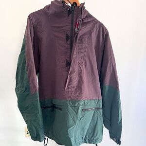Vintage Green Burton Universe Hoodie Jacket 1994